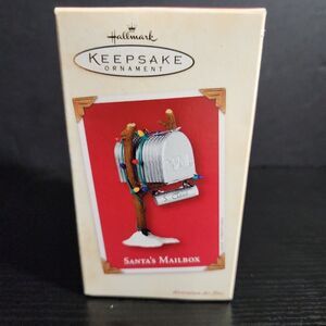 Hallmark Keepsake Ornament‎ Santas Mailbox Christmas 2002 vintage